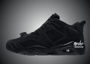 Air Jordan 6 Low Blackout 2026 IO9786-001